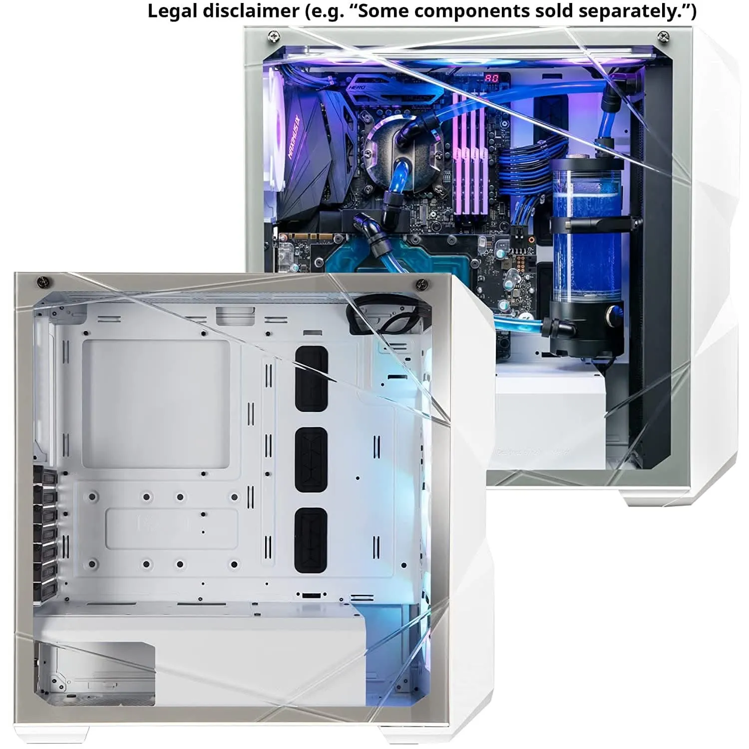 COOLER MASTER MASTERBOX TD500 MID-TOWER E-ATX CABINET WHITE