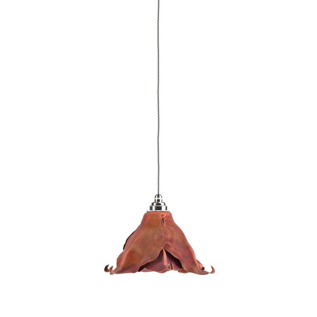 Copper Flower Pendant Light Gorsley