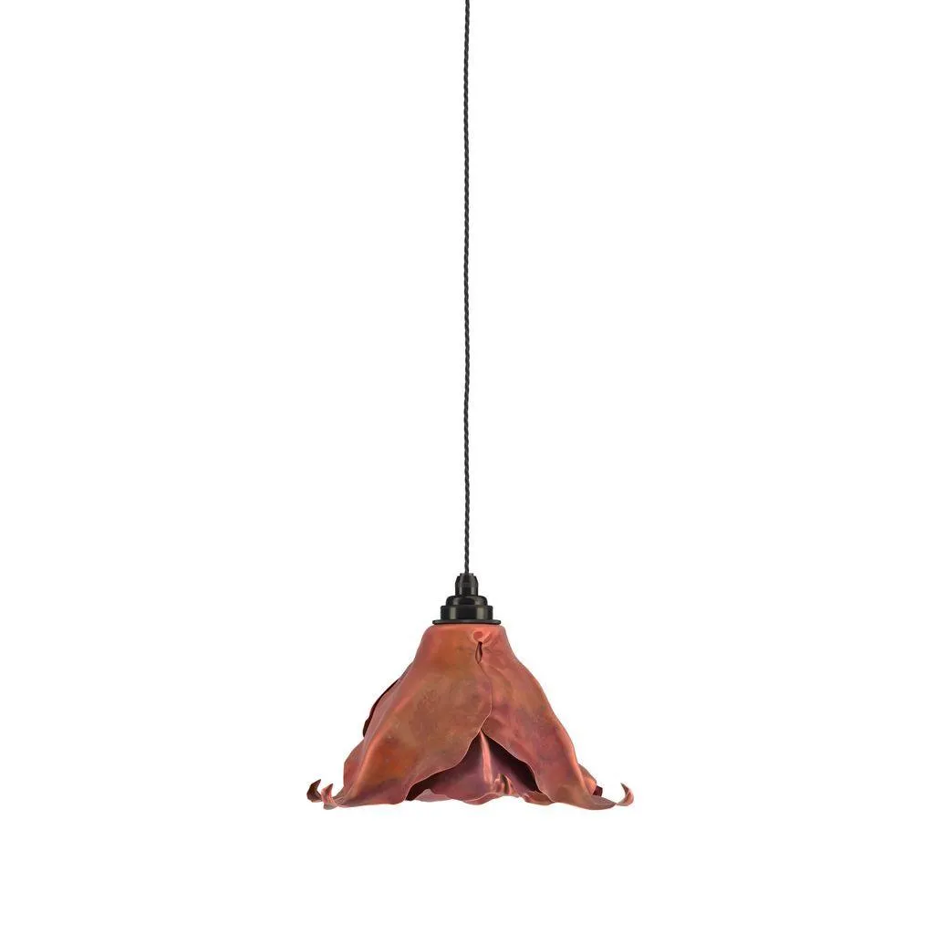 Copper Flower Pendant Light Gorsley