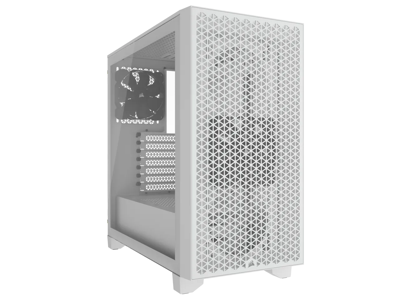 CORSAIR 3000D AIRFLOW White 白色 Mid-Tower PC Case CC-9011252-WW