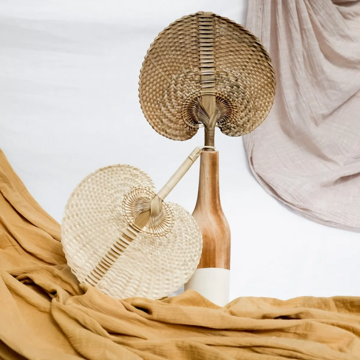 Cream Boho Decorative Fan