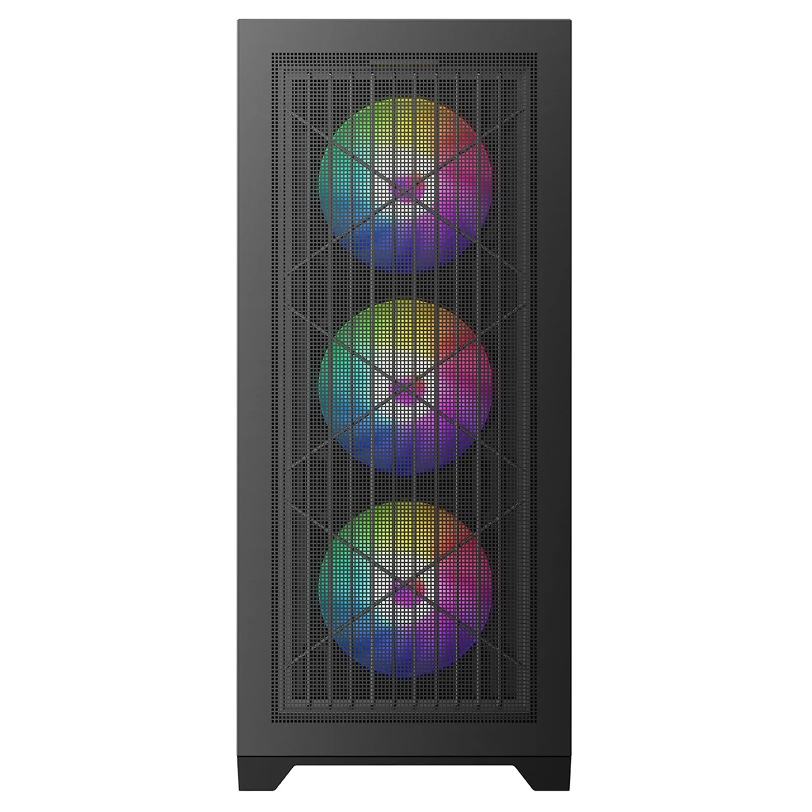 CRONUS Phanes Gaming PC Case, Mid Tower with Tempered Glass, ARGB Lighting, Enhanced Connectivity, and Superior Airflow, ATX, Micro ATX, Mini-ITX, and E-ATX