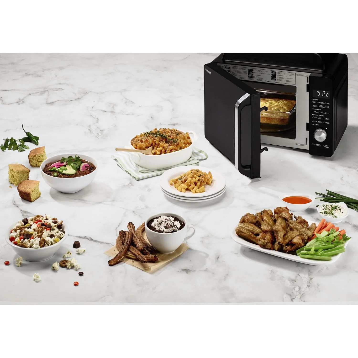 Cuisinart 3 Appliances-in-1 Microwave Air Fryer Toaster Oven AMW-60