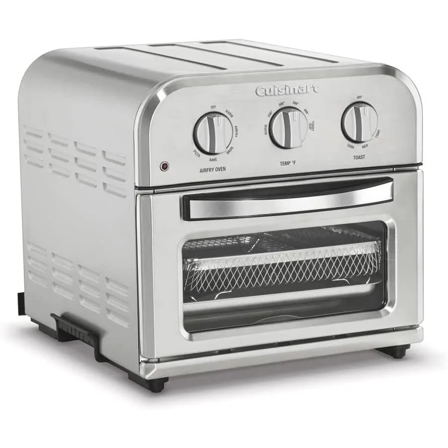 Cuisinart TOA-26FR Compact AirFryer Convection Toaster Oven, Stainless Steel - Refurbished