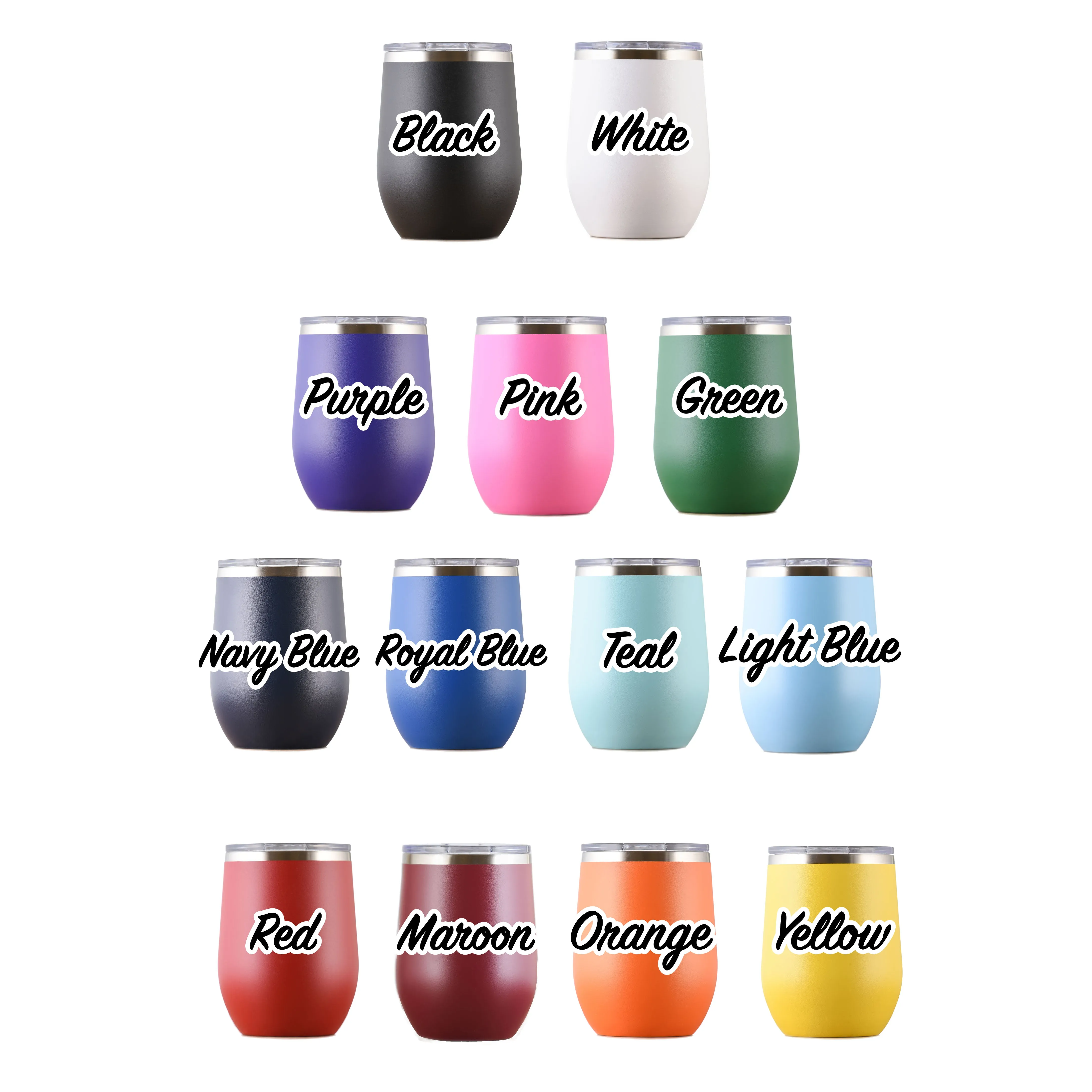 Custom Engraved Stemless Wine Travel Tumbler