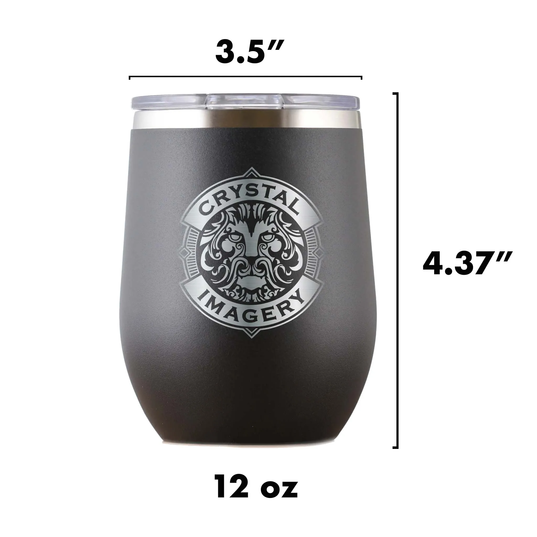 Custom Engraved Stemless Wine Travel Tumbler