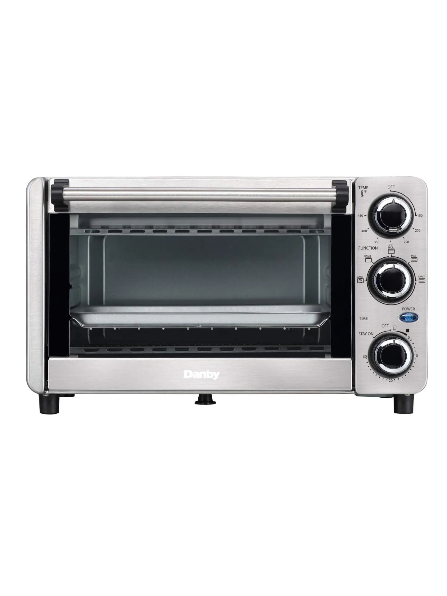 DBTO0412BBSS Danby 0.4 cu. ft./12L 4 Slice Countertop Toaster Oven in Stainless Steel