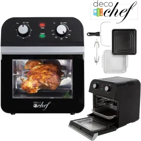 Deco Chef 12.7 QT Extra Large Capacity Convection Oven Airfryer   3 Piece BBQ Tool Set