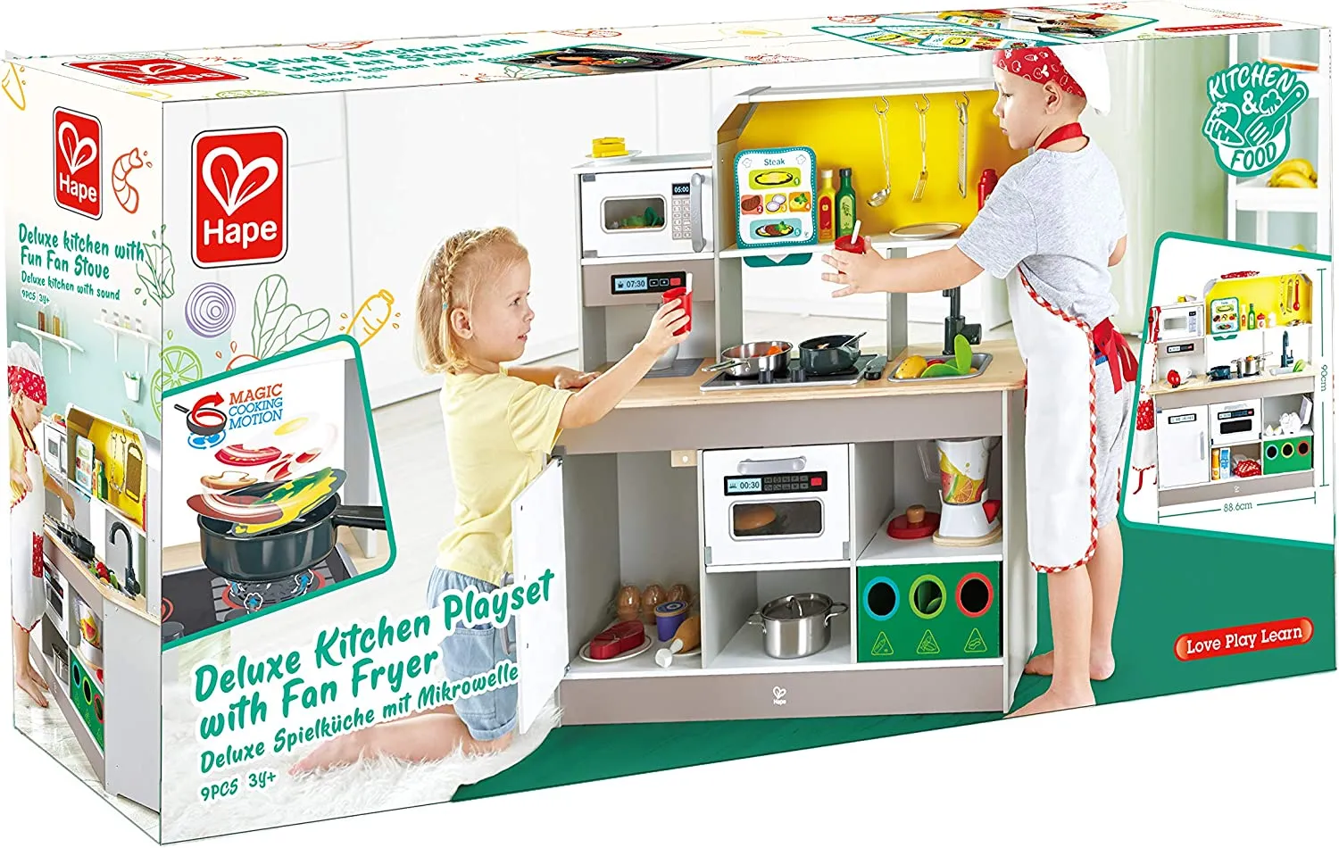 Deluxe Kitchen Playset  with Fan Fryer