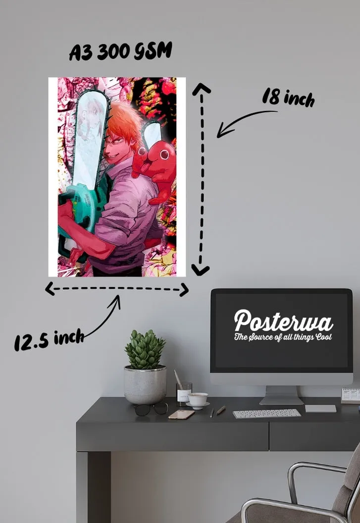 Denji and Pochita Poster