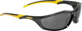 DeWALT DPG96-2C Safety Glasses, Hard-Coated Lens, Polycarbonate Lens, Full Frame, Black/Yellow Frame :EA: QUANTITY: 1