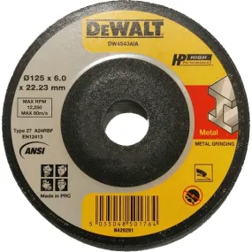 Dewalt DW4543AIA-B1 Grinding Disc 5" for Metal