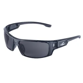 Dorado Dark Smoke Anti-Fog Lens with Crystal Black Frame, Safety Glasses - BH943AF