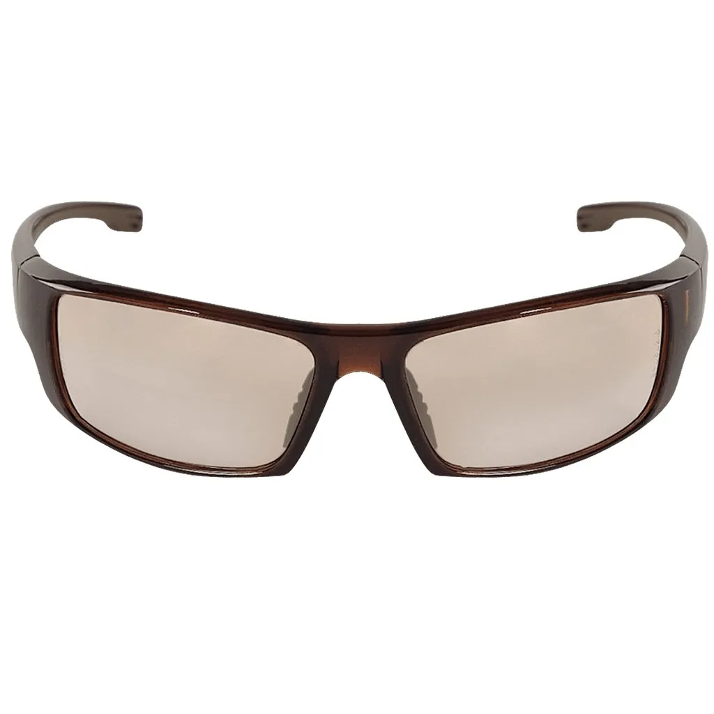 Dorado Indoor/Outdoor Copper Lens with Crystal Brown Frame, Safety Glasses - BH9711