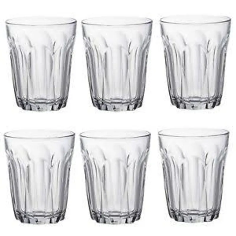 Duralex Provence Clear Tumblers 200ml - Set of 6 (Made in France)