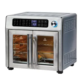 Emeril Lagasse 26 QT Extra Large Air Fryer, Convection Toaster Oven with French Doors, Stainless Steel