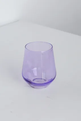 Estelle Colored Wine Stemless {Lavender}_Single