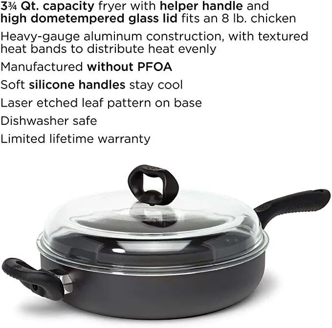 Evolve 11” Chicken Fryer with High Dome Glass Lid