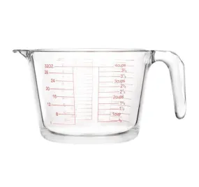 Fabufabu Glass Measuring Cups - Kitchen Mixing Bowl Liquid Measure Cup