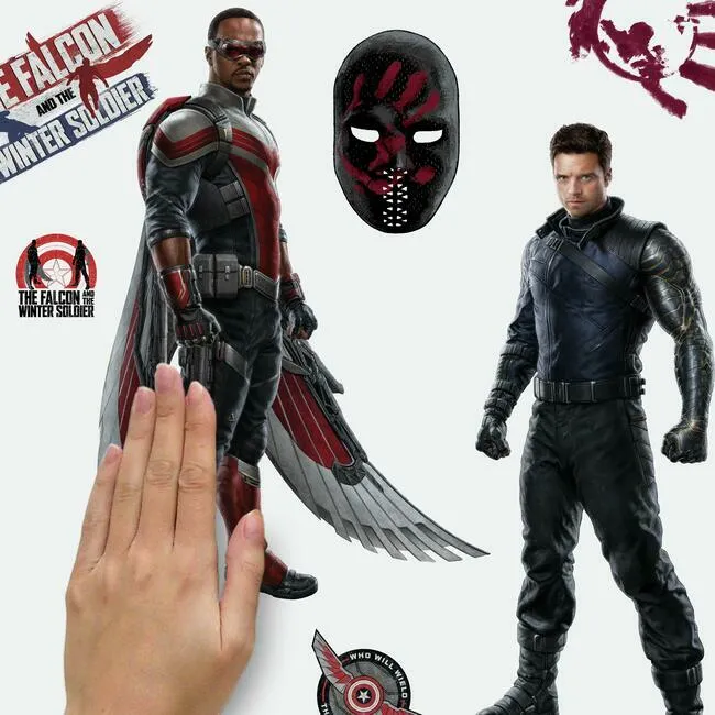 Falcon And The Winter Soldier Peel and Stick Wall Decals