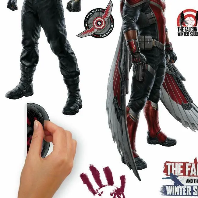 Falcon And The Winter Soldier Peel and Stick Wall Decals