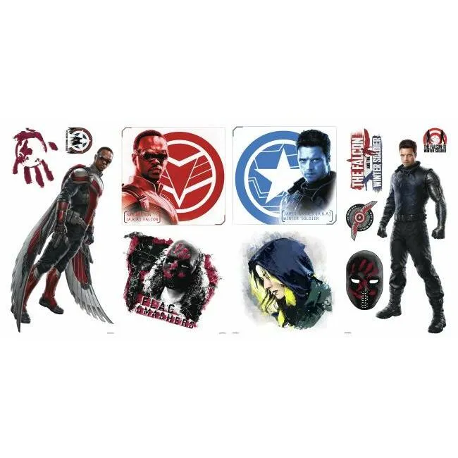 Falcon And The Winter Soldier Peel and Stick Wall Decals