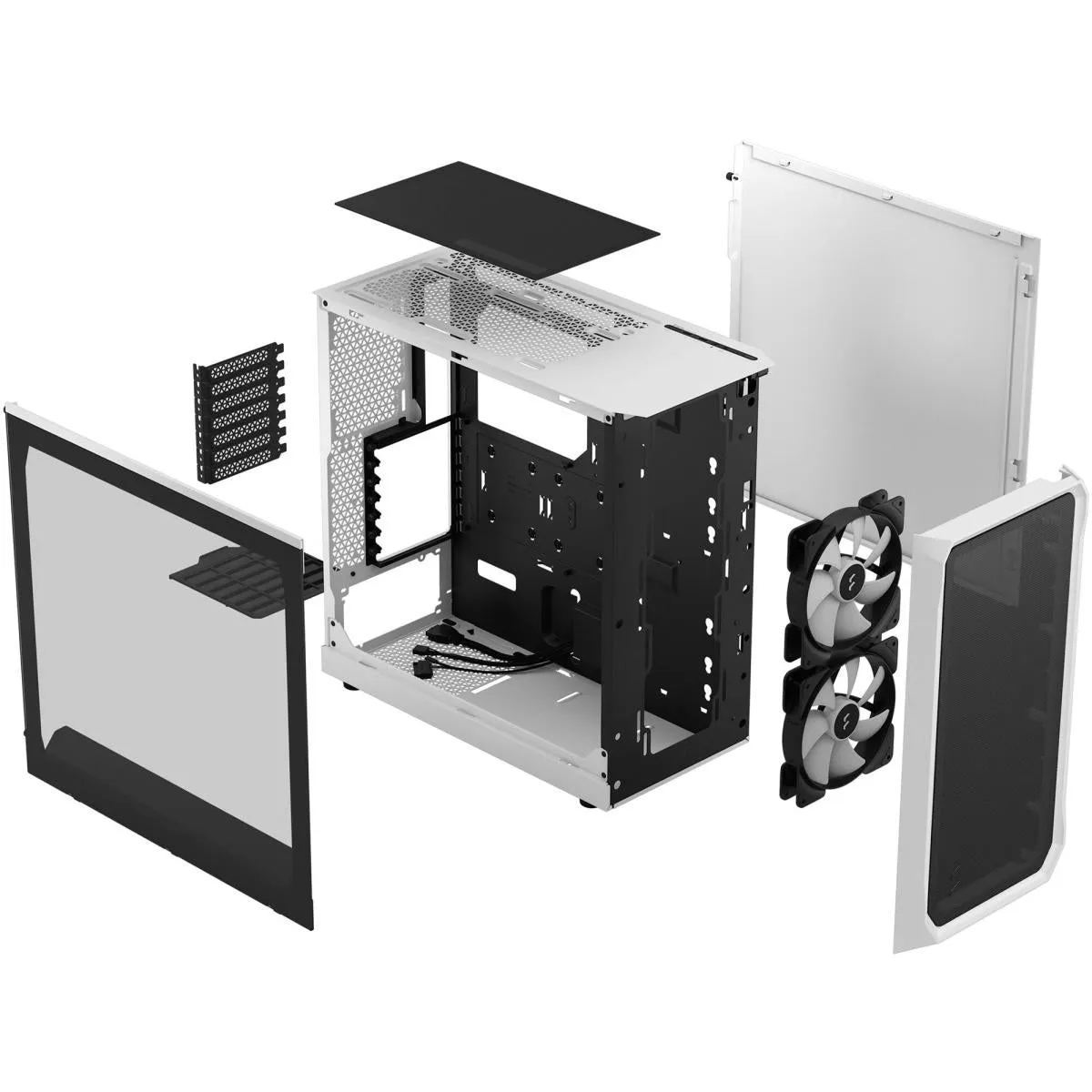 Fractal Design Focus 2 (White) Mesh Mid-Tower Gaming Case