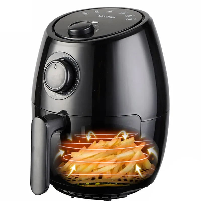 Freidora de aire sin aceite, AirFryer 2L de 1000W | BronKitchen©