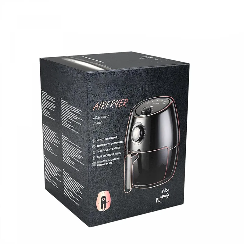 Freidora de aire sin aceite, AirFryer 2L de 1000W | BronKitchen©