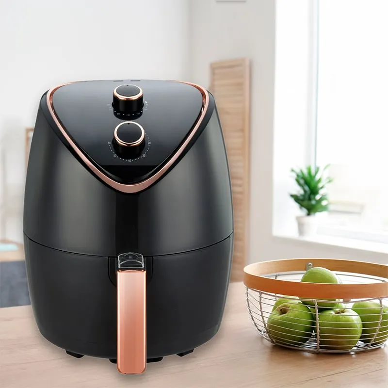 Freidora de aire sin aceite, AirFryer 5.5L de 1400 W con control manual | BronKitchen©