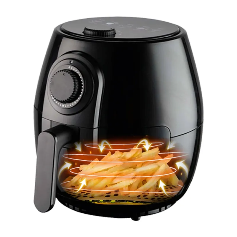 Freidora de aire sin aceite, AirFryer tamaño familiar 4L de 1400W | BronKitchen©