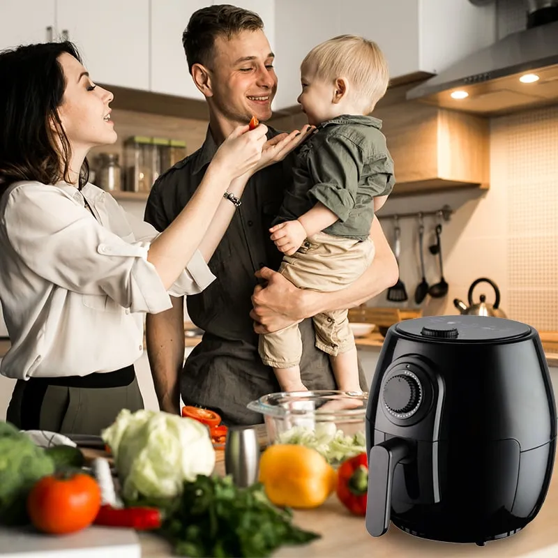 Freidora de aire sin aceite, AirFryer tamaño familiar 4L de 1400W | BronKitchen©