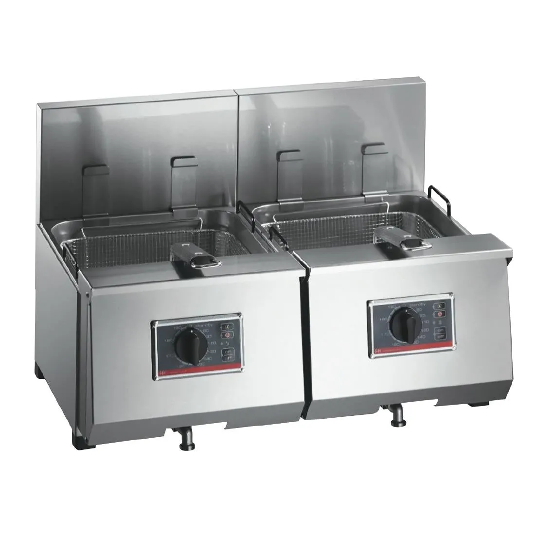 FriFri Profi  8 8 Electric Countertop Fryer Twin Tank Quad Baskets 2x6.9kW Three Phase