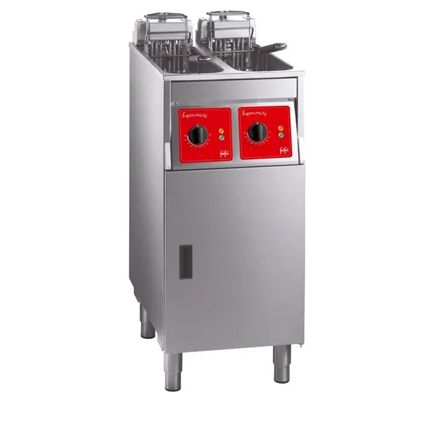 FriFri Super Easy 422 Electric Free-Standing Twin Tank Fryer with Filtration 2 Baskets 2x 11kW - Three Phase - HS065-3PH