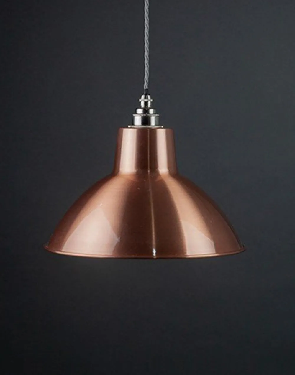 Fritz Fryer Moccas Industrial Pendant Light - Copper