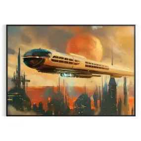 Futurism Of Travel Poster Painting Wall Print 1