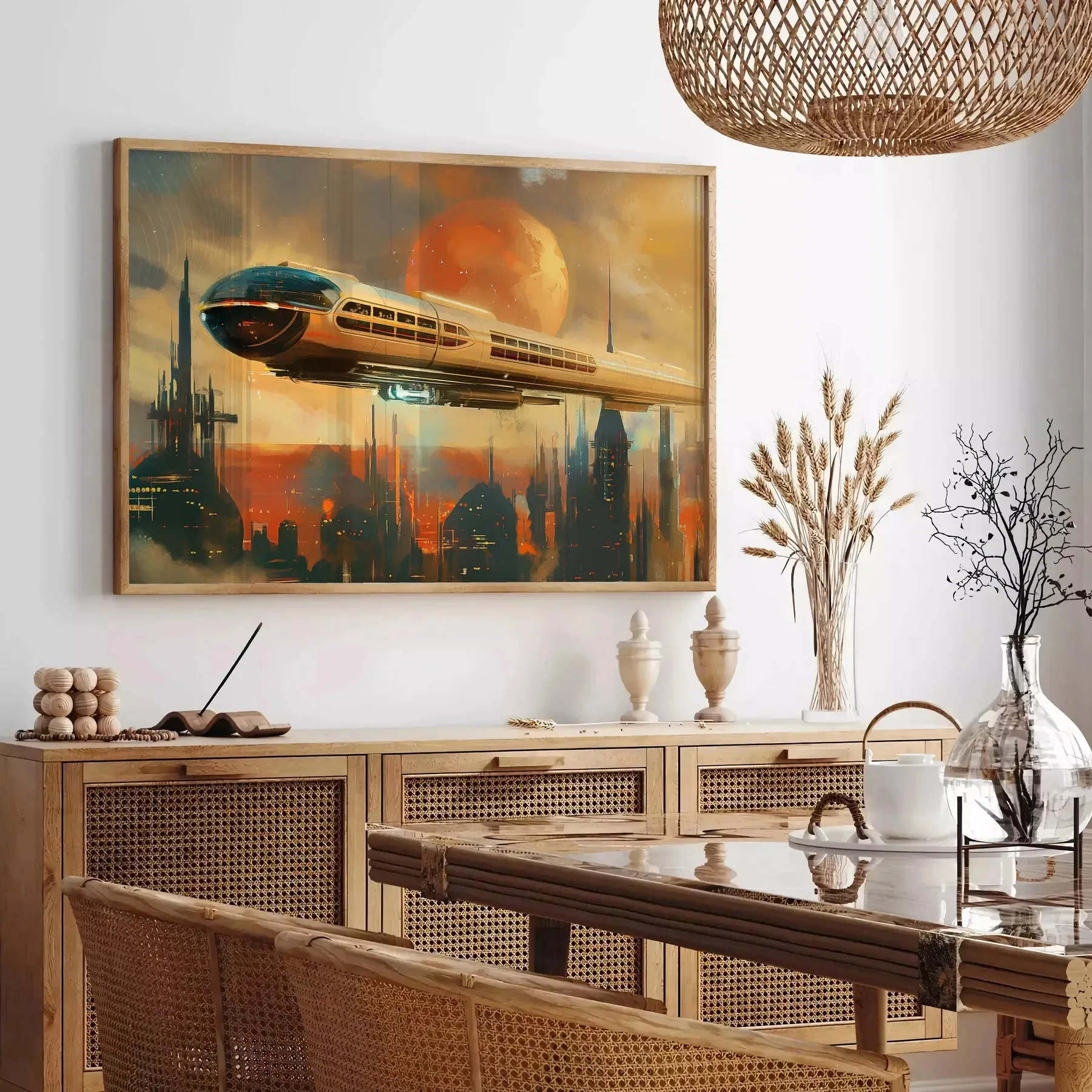 Futurism Of Travel Poster Painting Wall Print 1