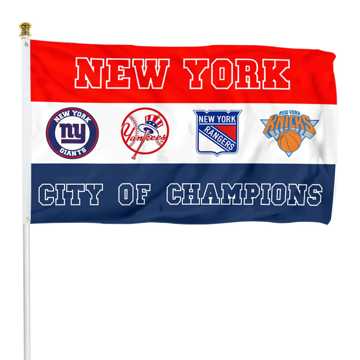 Fyon City of New York Champions Sports Fans Team Flag  banner