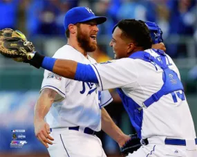 Greg Holland/Santiago Perez "Celebration" Kansas City Royals Premium Poster Print - Photofile 16x20