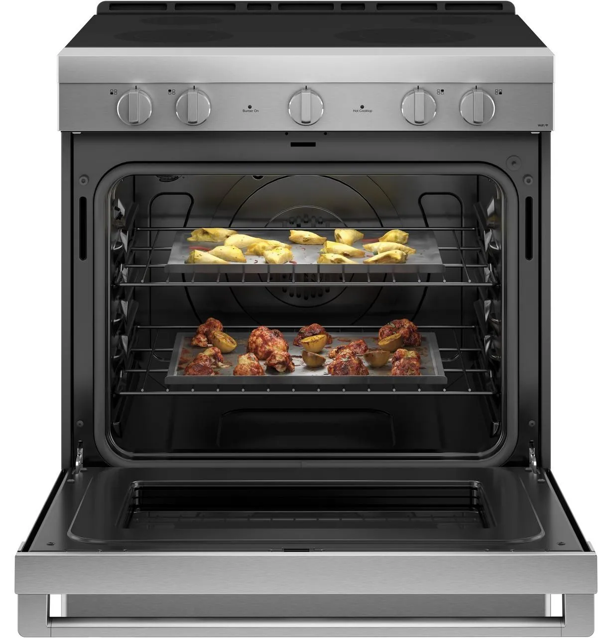 Haier 30" Smart Slide-In Electric Range with Convection