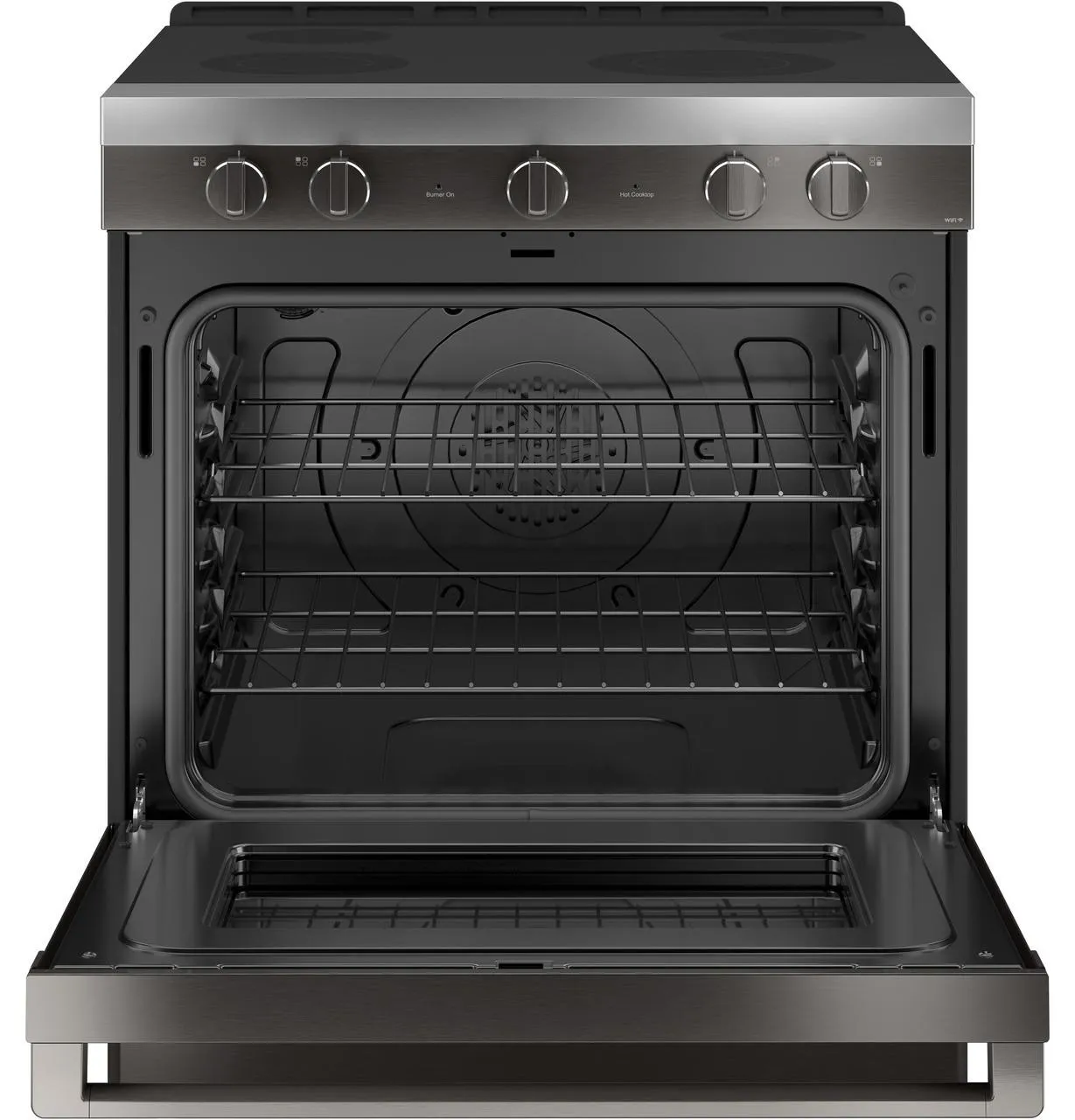 Haier QSS740BNTS 30" Smart Slide-In Electric Range with Convection