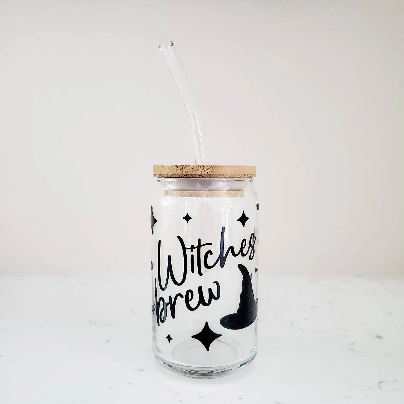 Halloween Vinyl Iced Coffee Cup by Salt and Sparkle