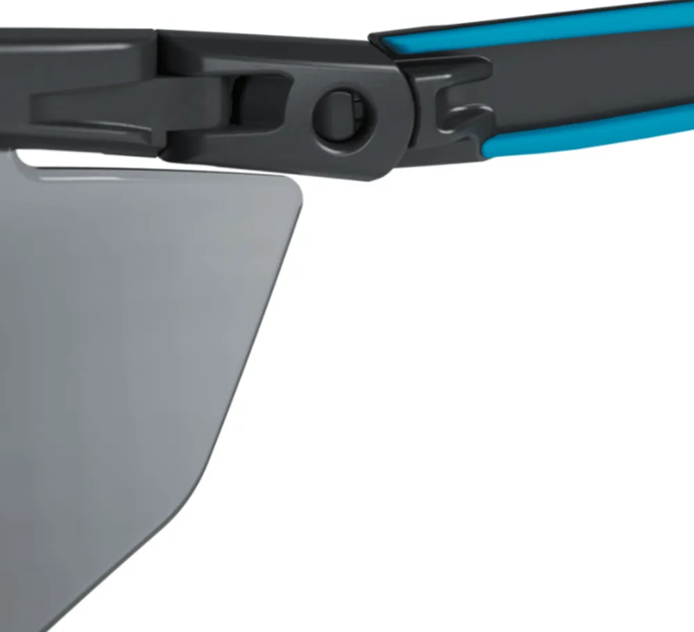 Hellberg 23232 Argon Blue Anti-Fog/Scratch Safety Glasses