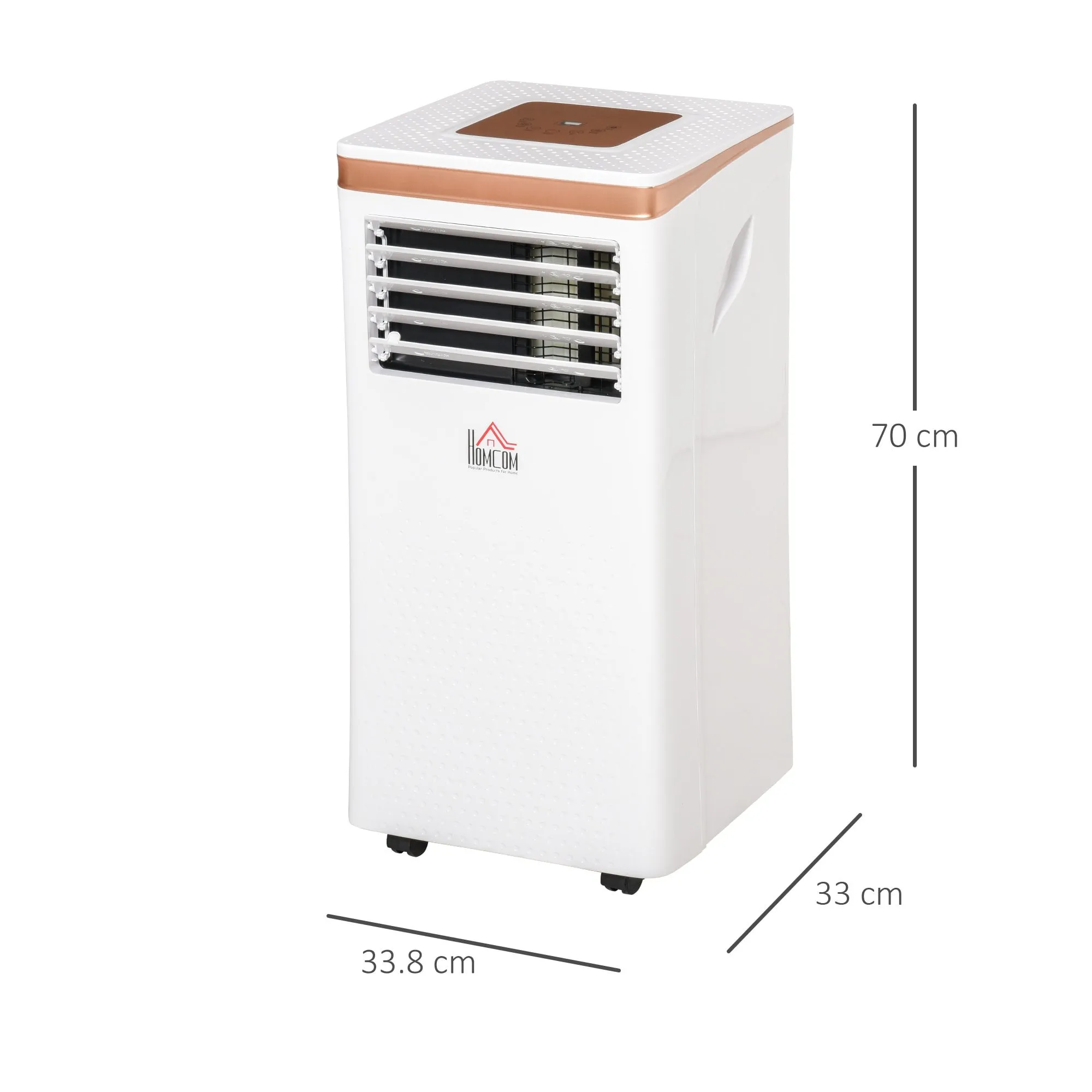 HOMCOM  10000BTU Compact Portable Mobile Air Conditioner Unit.