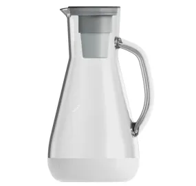 Hydros Water Filtration Pitcher – 64 oz. – White