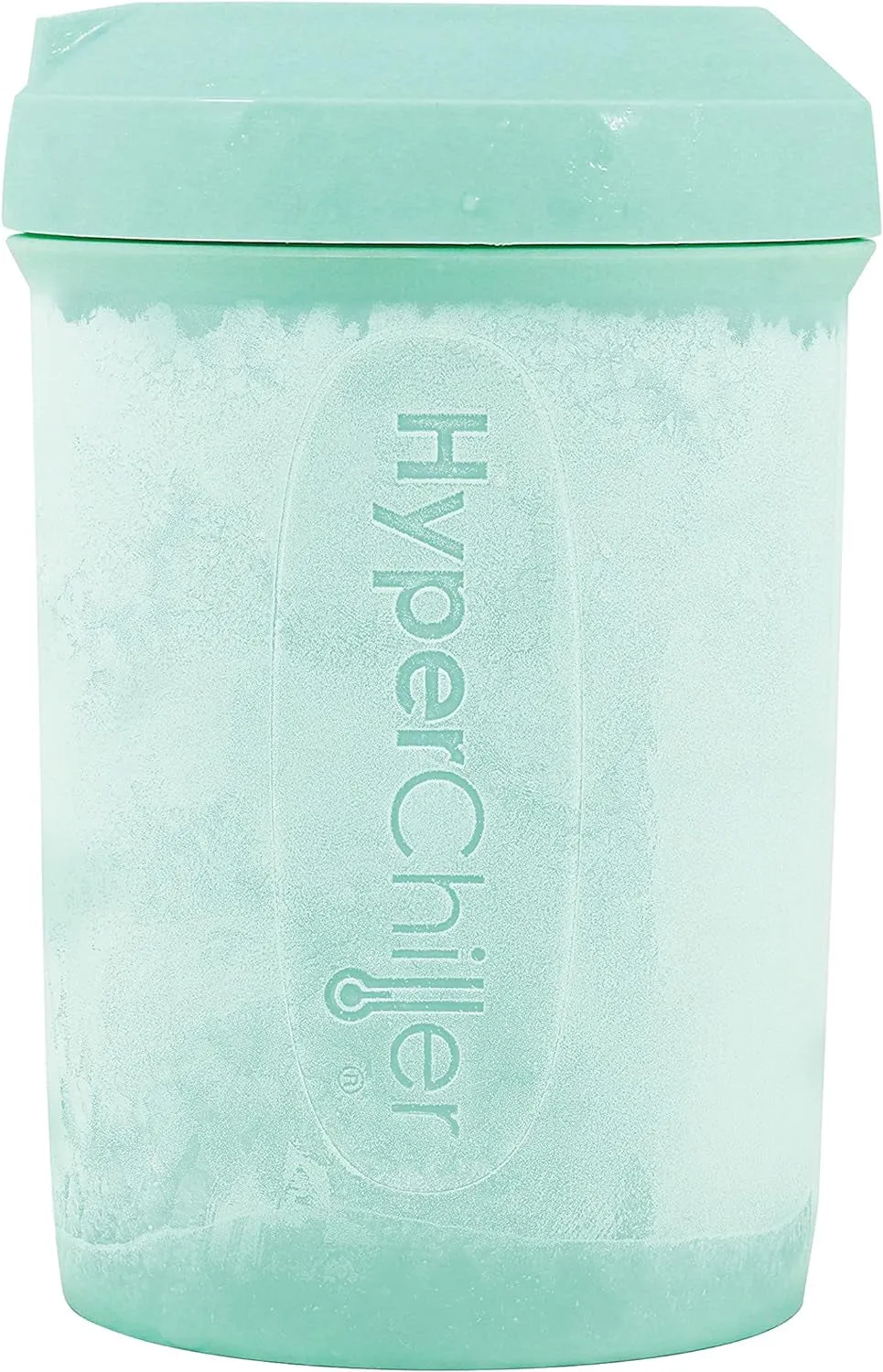 Hyperchiller HC2M Patented Iced Coffee/Beverage Cooler, NEW, IMPROVED,STRONGER and MORE DURABLE! Ready in One Minute, Reusable for Iced Tea, Wine, Spirits, Alcohol, Juice, 12.5 Oz, Mint Blue