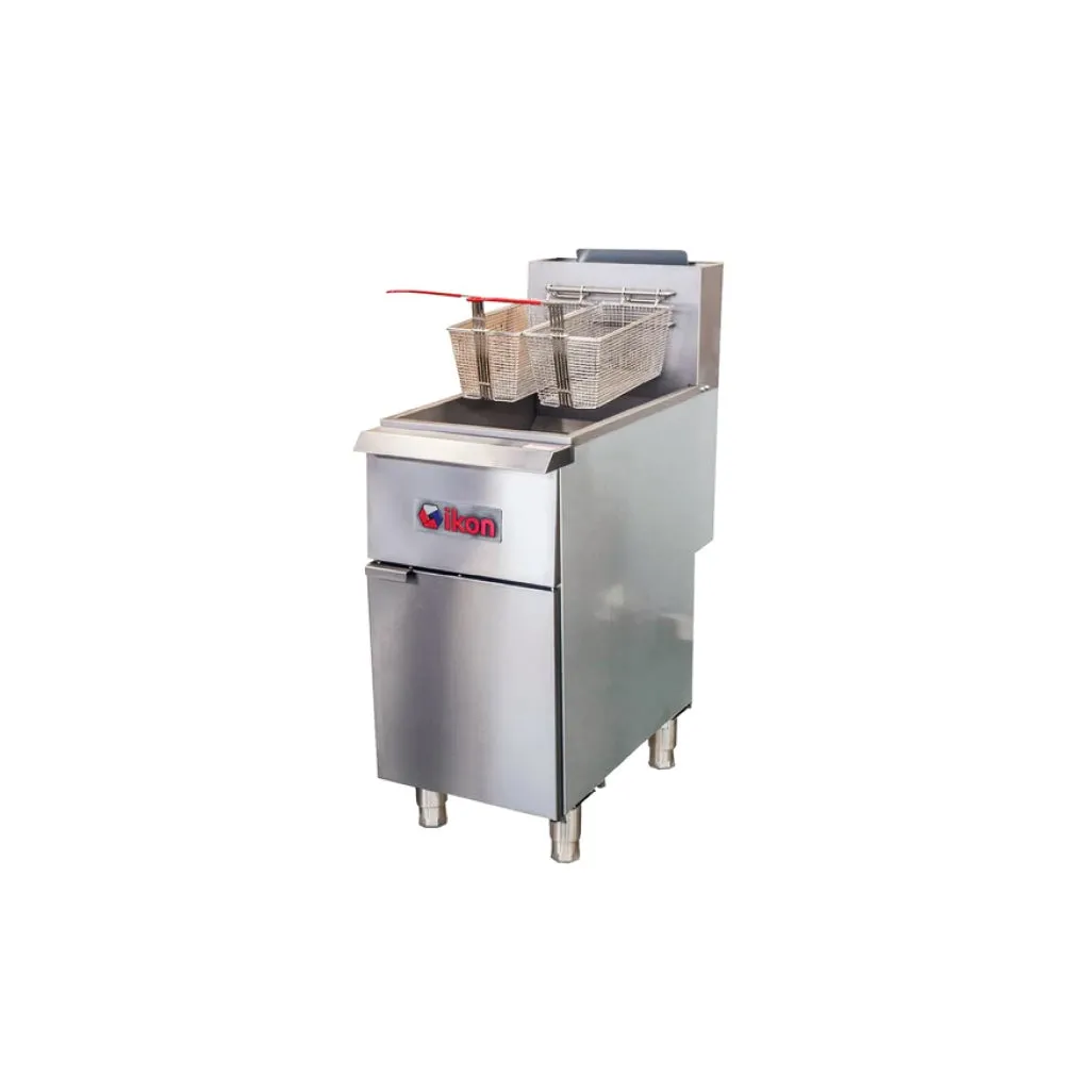 Ikon IGF-75/80 75-80 Lb. Gas Floor Fryer - 150,000 BTU