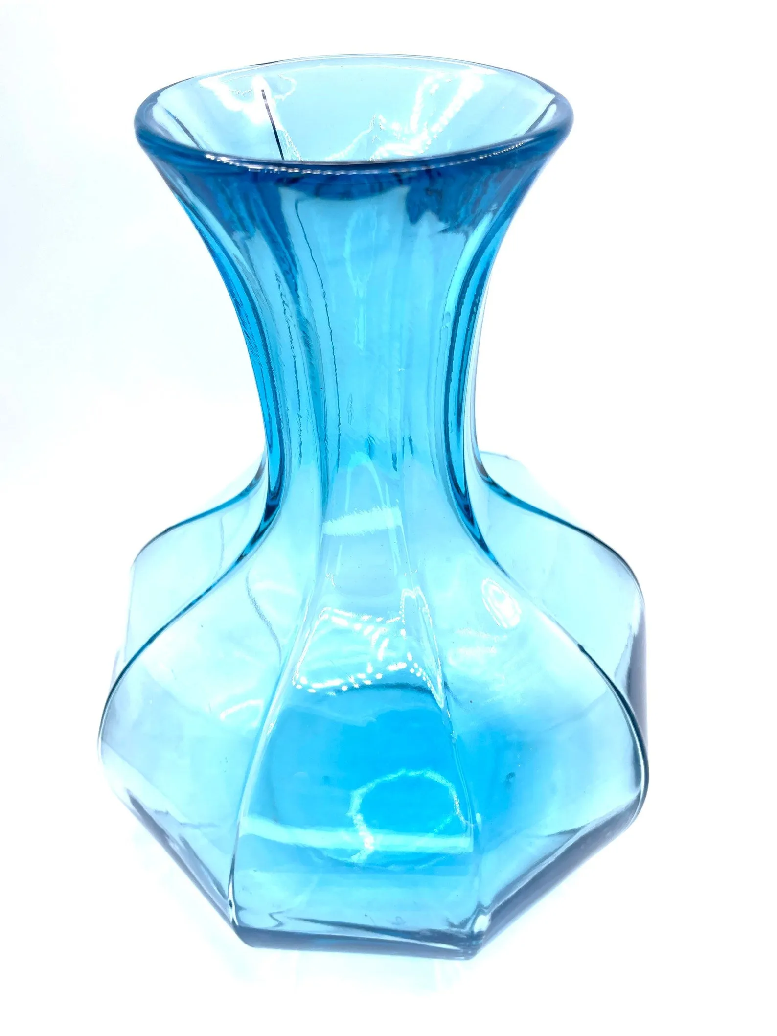 Indiana Glass Tiara Blue Water Carafe