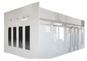 Industrial/Automotive Crossdraft Spray Booth 12' Wide x 9' High x 24' Deep I.D. (TFV12924 Series)