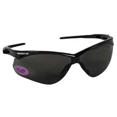 JACKSON SAFETY - V60 Nemesis RX Safety Eyewear 1.5 Magnification, Black